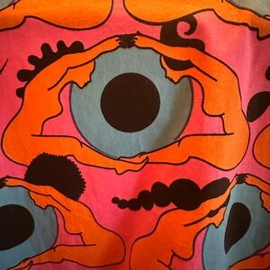 Nooworks Work Shirt in psychedelic eyes, size 1. Bought new in January 2023.
